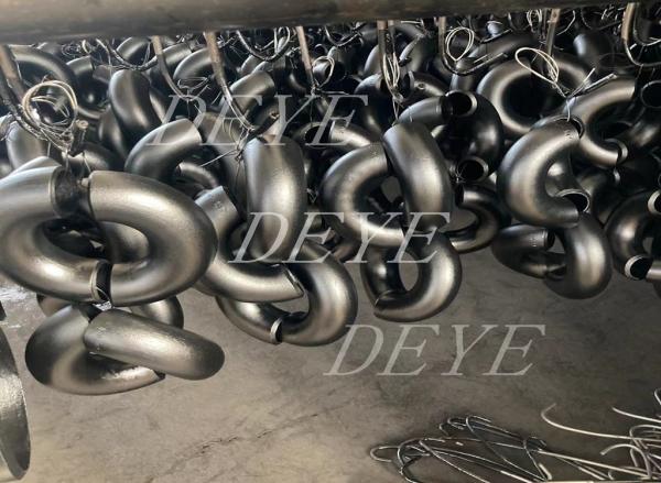 1.5D 3D 5D 6D 8D 10D Carbon Steel Pipe Fittings Black Return Bends With SCH40