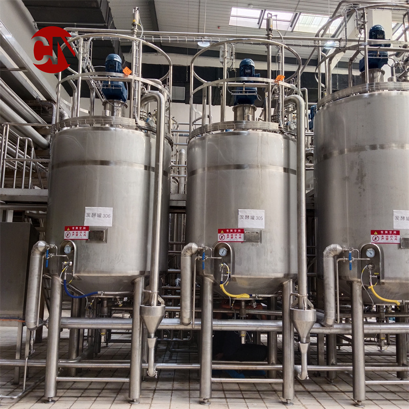 Batch 100L 150L 200L 500L 1000L Fermenter Dairy Processing Machinery Yogurt Fermentation Stainless Steel Fermented Tank