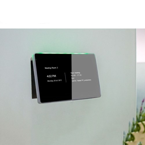 SIBO 7 Inch Android 6.0 POE Tablet With NFC Reader LED Light Bar For Meeting Room Ordering