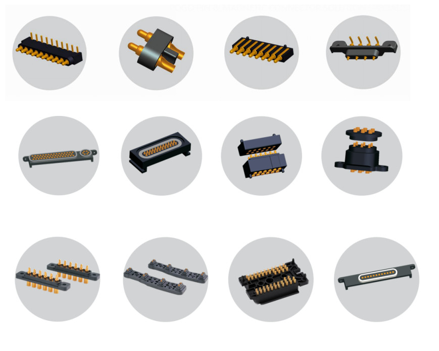 Male And Female Spring Loaded Connector 2 Pin Solder Cup Connectors