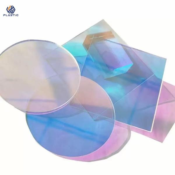 High Impact Resistance Rainbow Acrylic Board 3mm Chemical Resistance For