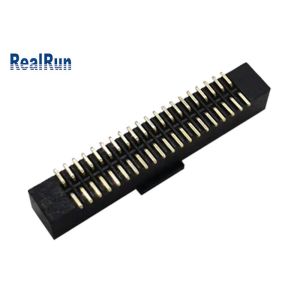 LCP Brass PA6T Header Idc Connector Male 40 Pin SMD Pin Box DC2A With Cap