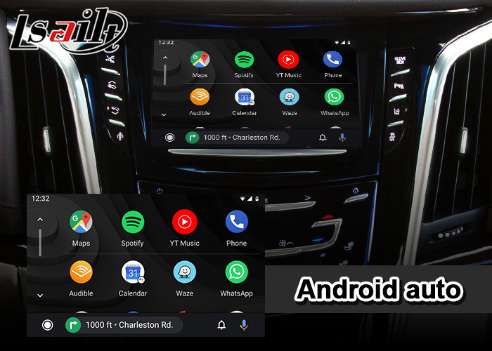 Cadillac Escalade Wireless Carplay Interface Wired Android Auto Youtube Video Music Play