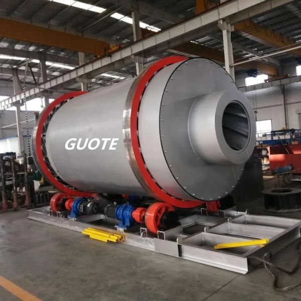 Industrial Three Drum Tumble Dryer for Automatic Drying of Large-scale River