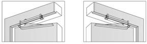 Acoustic Concealed Fire Door Closer Ul Listed Bhma Ansi Fire Door Auto Closer