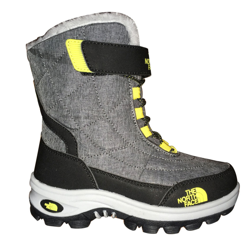 Snow Boots Warm Winter Fur Boots Velcro PU Nylon Boots Non-Slip Boots S Soft Boots Warm Outdoor Boots for Kids