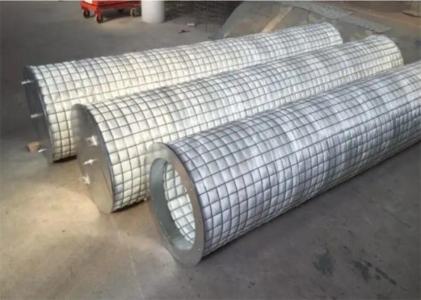 Preservative Cylindrical Fiberglass Demister Fiber Bed Filter Corrosion