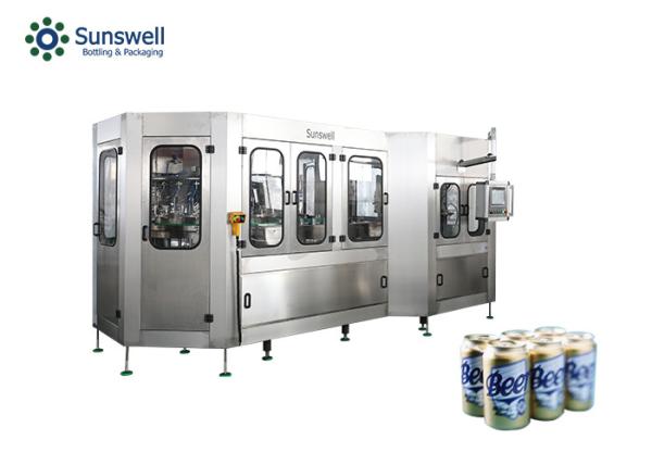 Automatic Beer Can Filling Machine High Precision Alcohol Filling Capping