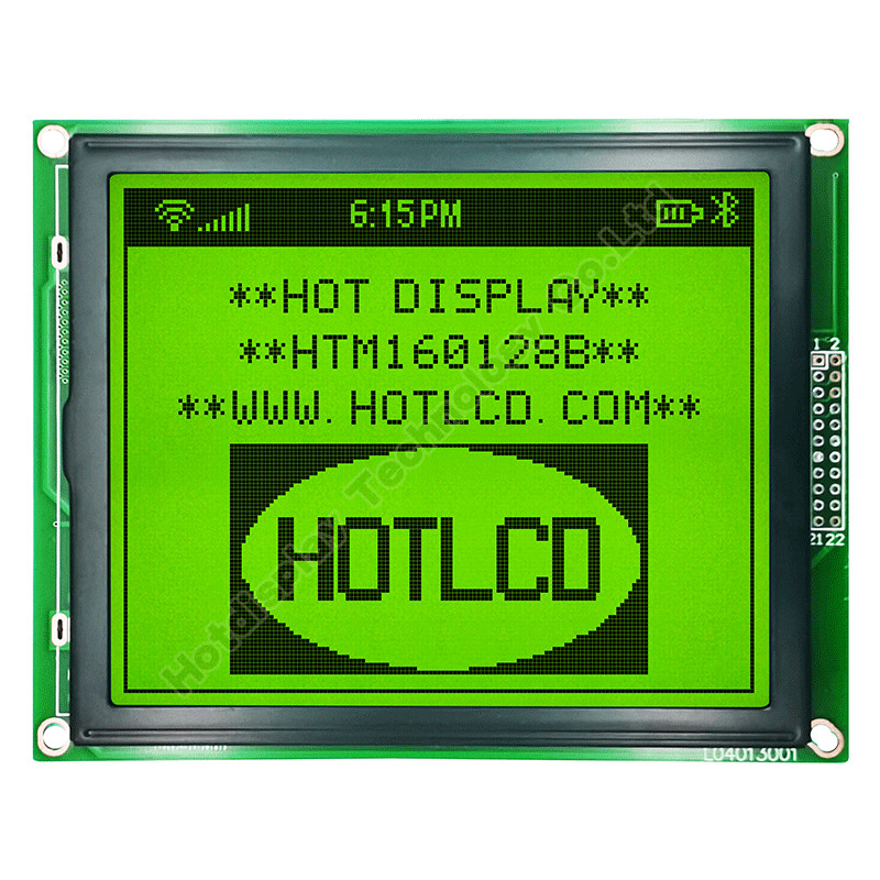 160X128 Graphic Blue LCD Display With White Backlight T6963C