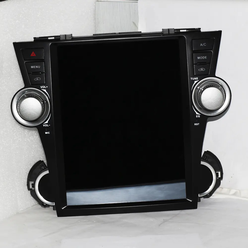 12.1 Inch Tesla Style Android Auto Stereo GPS For 12.1 Toyota HIghlander 2011-2015
