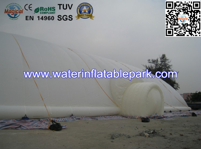 Single Layer Inflatable Tent Structure / Durable Inflatable Field Cover Tent