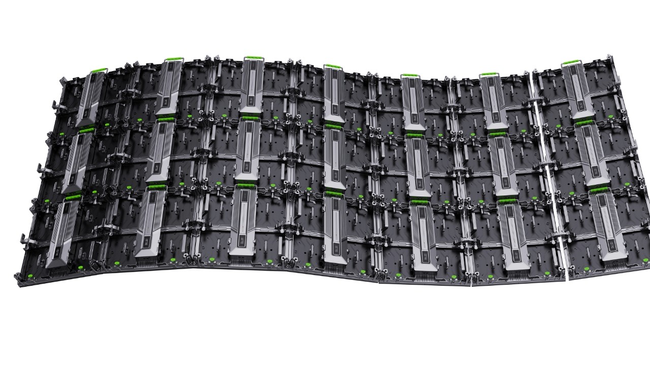 Outdoor P3.91 Rear Service Led Screens Rental LED Panel Straight Cabinet