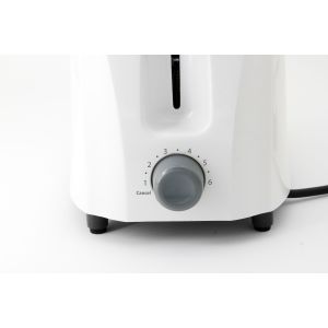 2 Slice Pop Up Toaster With 6 Browning Settings , Removable Crumb Tray