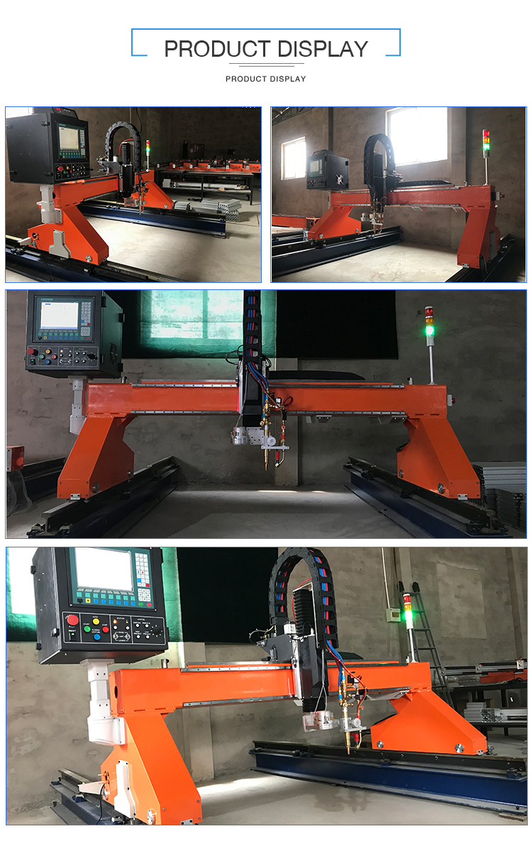 Single Phase Precision Plasma Gantry CNC Plasma Cutting Machine 1000W