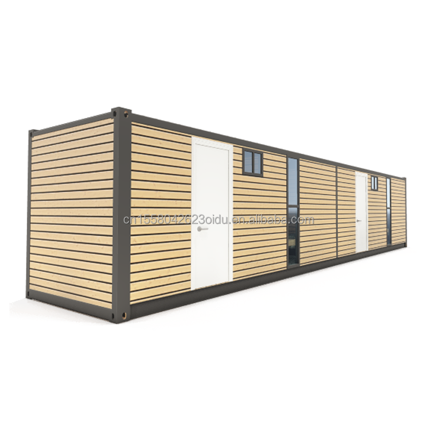 Mobile Shipping Container with 4 Bedroom Residential Mini Lounge Wall 50/75/100mm Wave Sandwich Panel