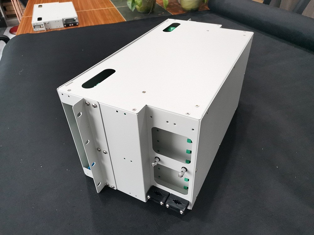 FTTB FTTX 96FO Rack Mount Patch Panel 19" ODF Include 8 Sliding Trays