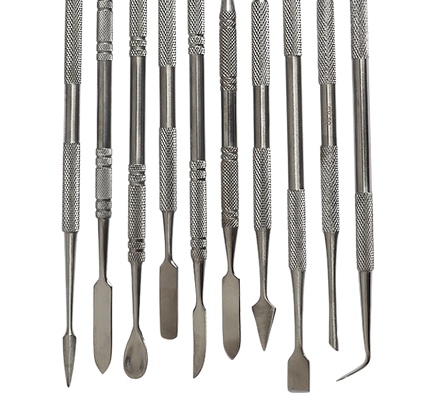 Dental Lab Stainless Steel Wax Carving Tool Set 10/12 pieces