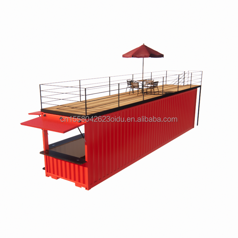 Shop 20ft 40ft Container Store Expansion Booth Design Your Own Outdoor Coffee Shop with Aluminum Alloy Windows