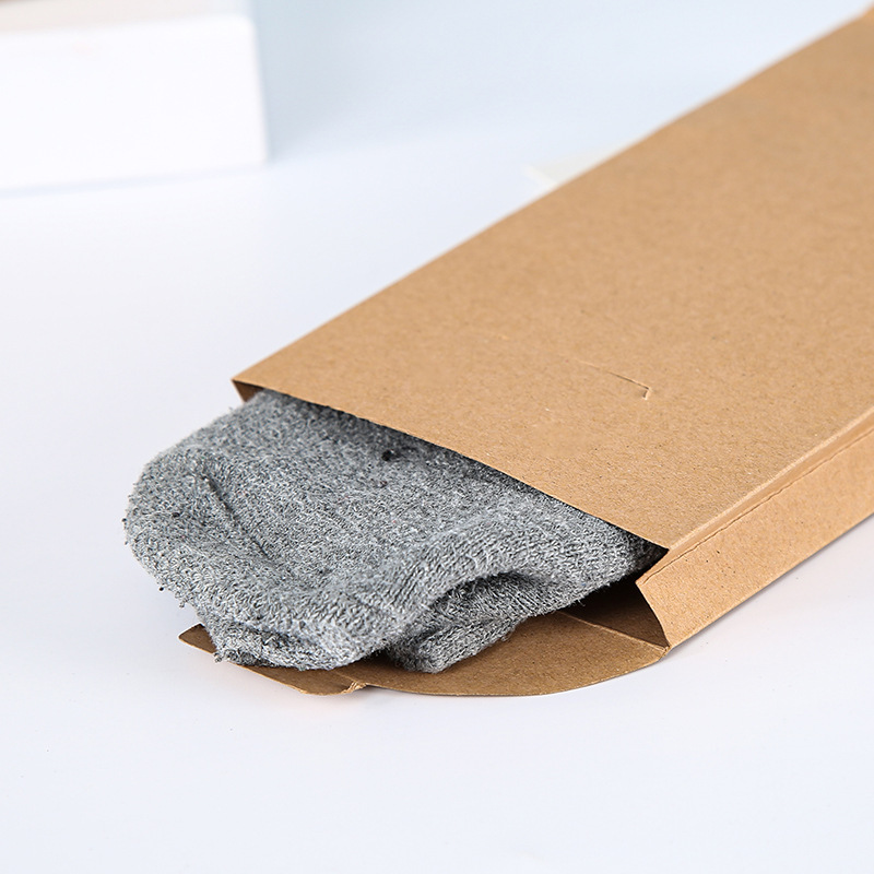 Customized Luxury Colorful Folding Packing Kraft Paper socks Boxes with Your Own Logo