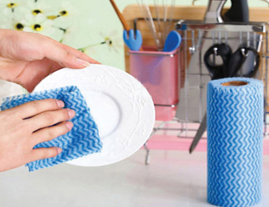 Disposable Spunlace Nonwoven Wipes Cleaning Wipes With Different Color
