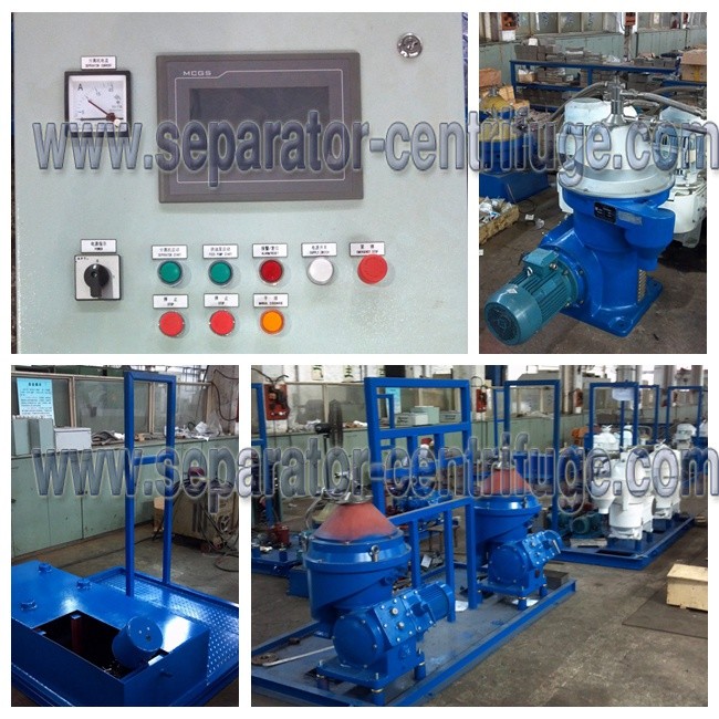 Industrial Disc Stack Centrifuges , Oil Purifier Separator CE ISO