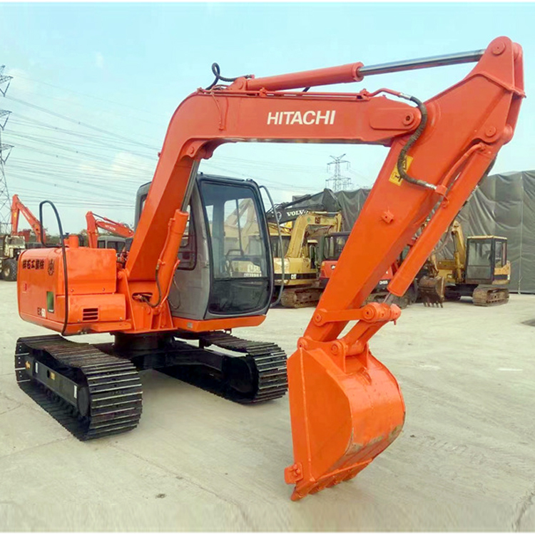 Good Condition 6 Ton Hitachi EX60-5 Excavator Japan Original 40.3 KW Engine ISUZU Now