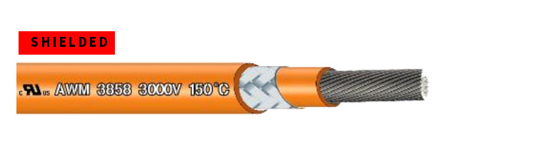 Tinned Copper Silicone Rubber Cable UL3858 High Voltage Power Cable Soft silicone wire