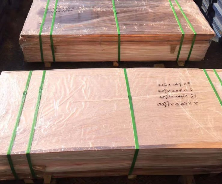 600mm X 1500mm Copper Decorative Sheets 2.0mm-1200mm Electronic Industry