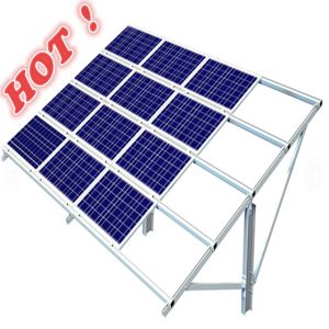 Portrait Orientation Framed Solar Panel Mounting Structure SGS