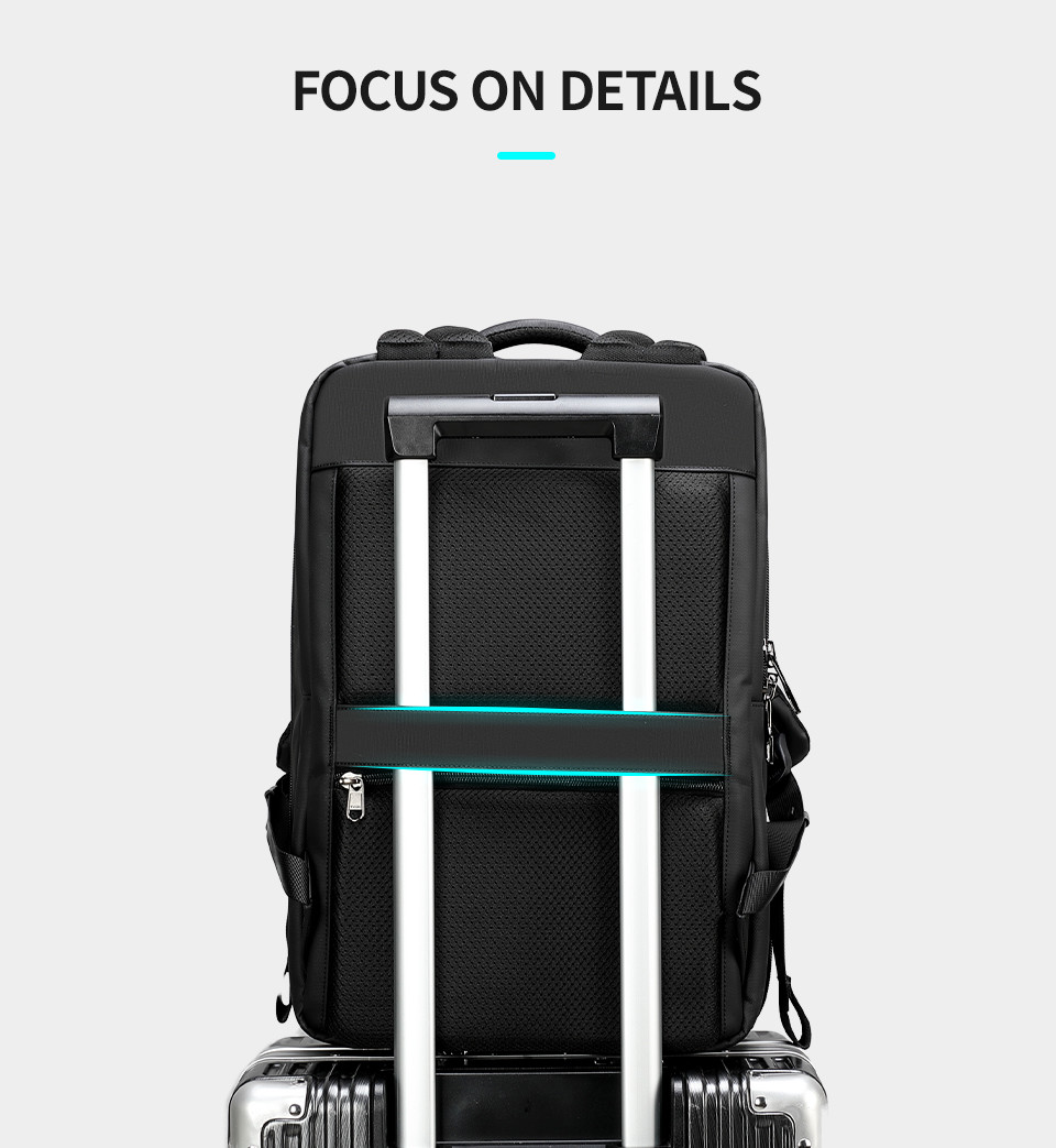 Fashion Office Briefcase Bag For Men Business Travel Laptop Full Open RFID Black