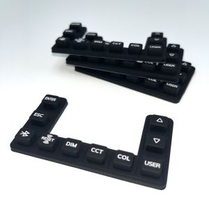 Silicone Rubber Keypad With Backlight Customized Logo