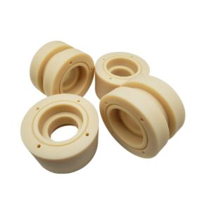 High Elastic Modulus PEEK Injection Molding Round Plastic Bushing Manufactures