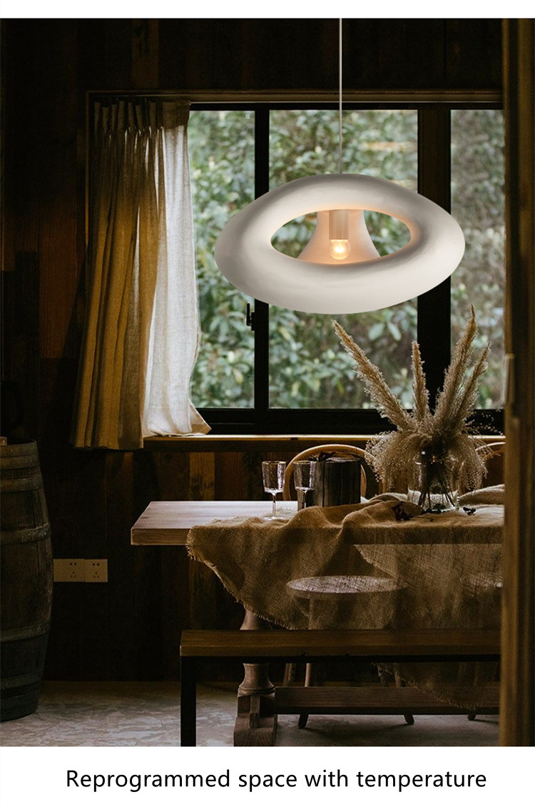 Nordic Minimalist Restaurant Pendant Light Creative Wabi-Sabi Bedroom Loft Lamp(WH-VP-179)