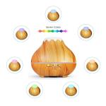 Auto Shut Off 150ml Ultrasonic Wood Grain Aromatherapy Diffuser