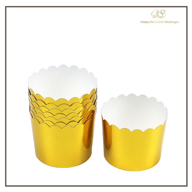 Food Grade Sustainable Aluminum Foil Cupcake Baking Cups
