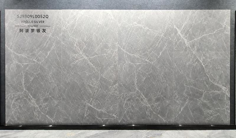 Gray Marble Look Floor And Outdoor Wall Porcelain Glazed Polished Tile For Shopping Mall