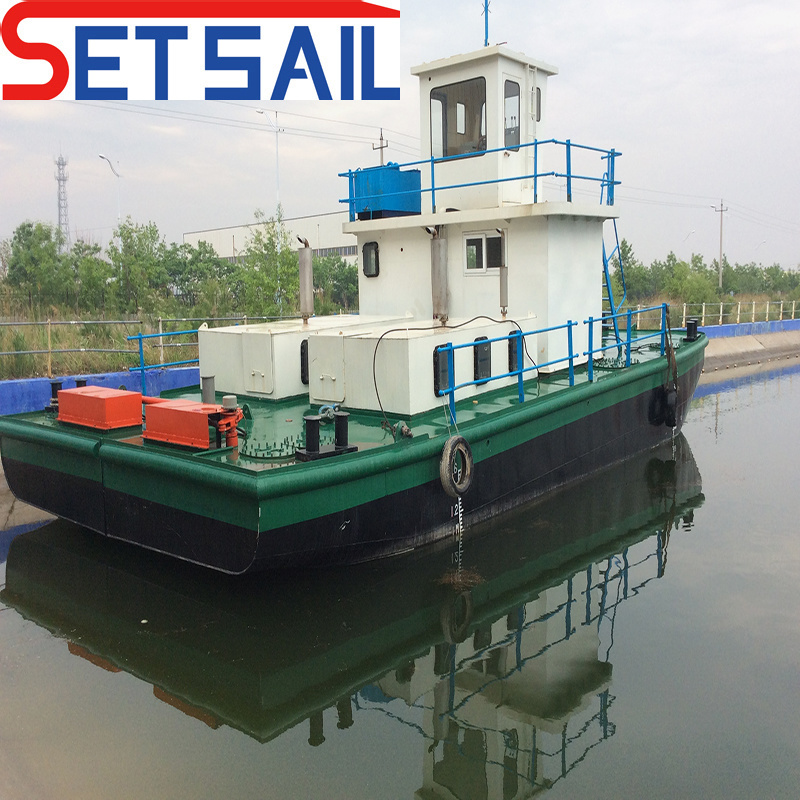 Double Propeller Diesel Engine Power Service Working Boat for Sale
