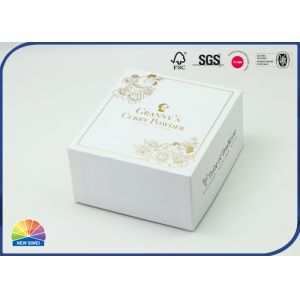  Separate Lid Pendant Package Paper Cardboard Square Box 4c Print Manufactures
