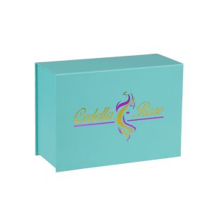 Rigid Cardboard Custom Luxury Apparel Boxes Lightweight With Ribbon