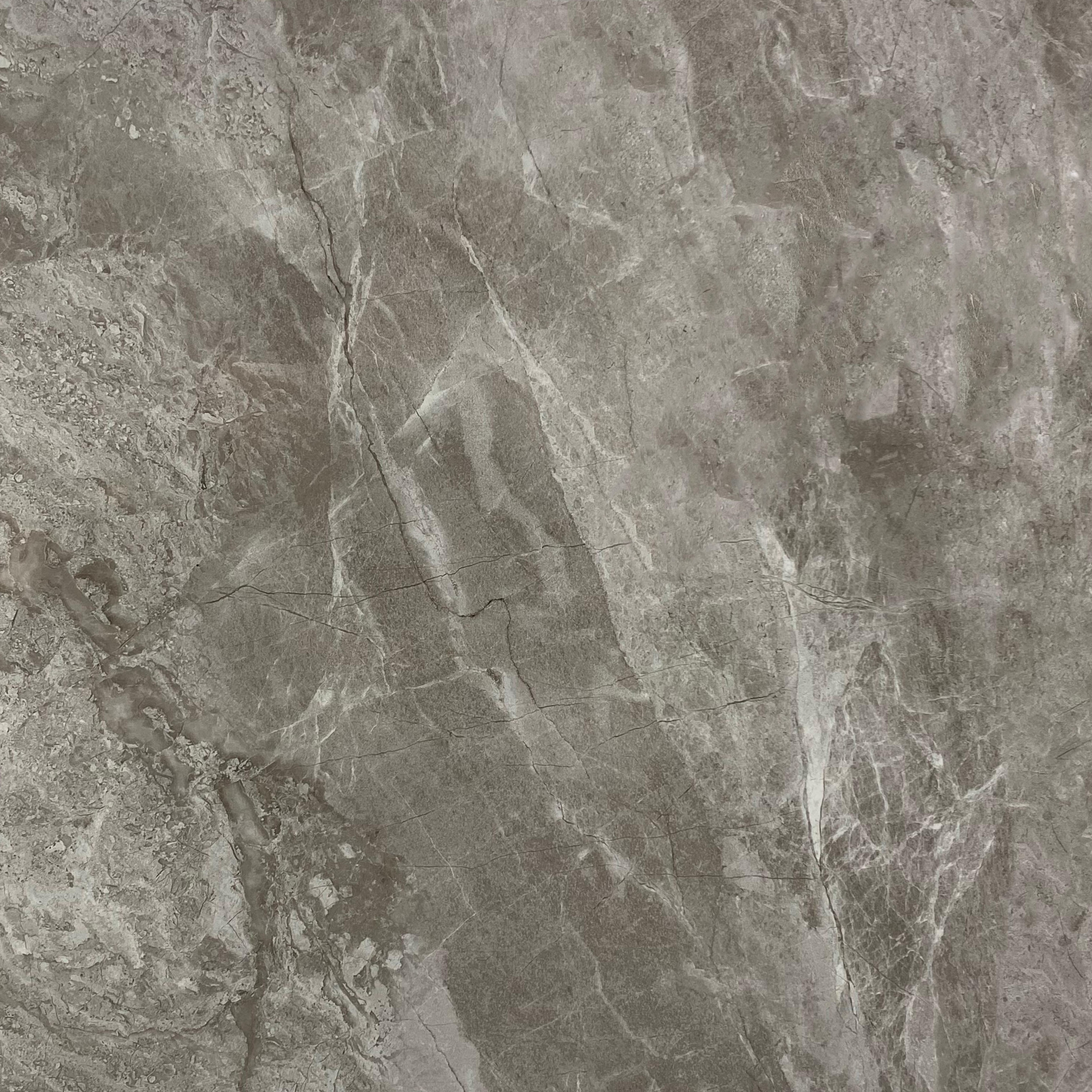 Antibacterial 60x60cm Polished Glazed Tiles Gray Indoor Floor Porcelain Panels For Living Room