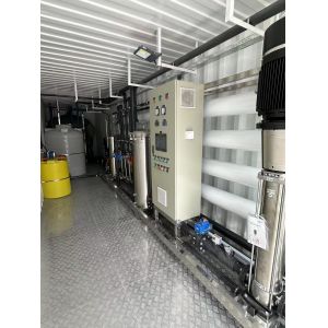  25m3 Per Hour Containerized RO System With Grundfos / CNP Pump Manufactures
