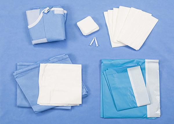 Delivery Procedure Pack SMS Fabric Sterile Green Surgical Pack Essential