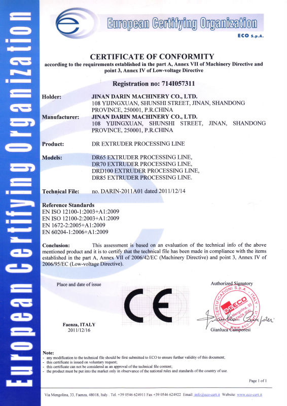 Darin Patented Machine Chicken Jerk Treats Making Machine / Dog Food Production Line with CE Certification