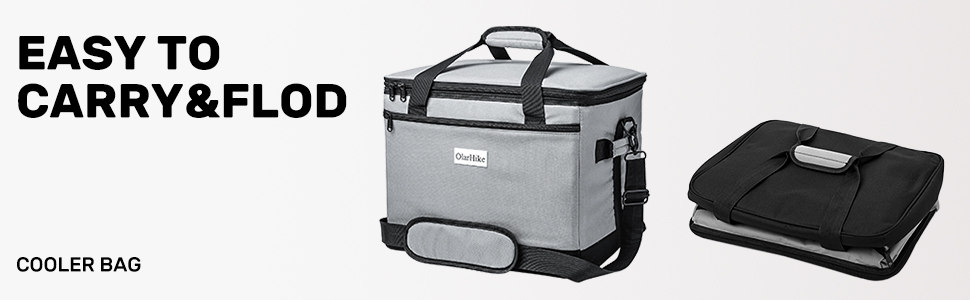 Leakproof Collapsible Insulated Cooler Bags Lunch Box For Camping Picnic Bbq
