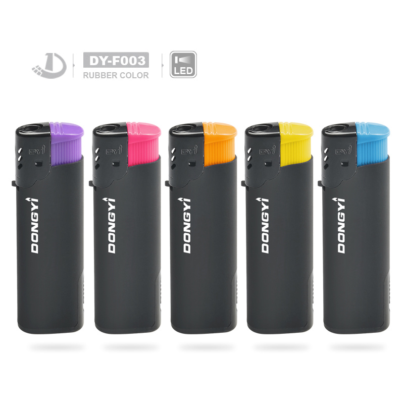 Dy-F016 Model High Quality Cheap Windproof Lighter with Gas