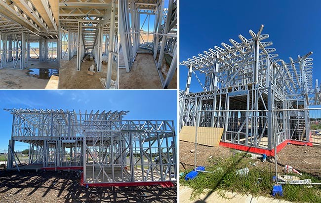 Ultra Modern Prefab Homes Steel Structure Villa Modern 263m2 Affordable Prefab House