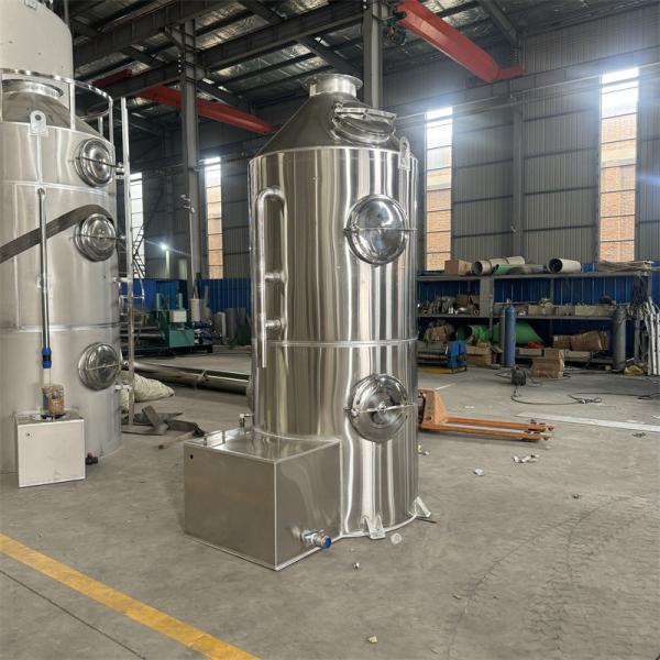 Industrial Waste Gas Treatment Equipment Stainless Steel Mist Acid Fume Scrubber