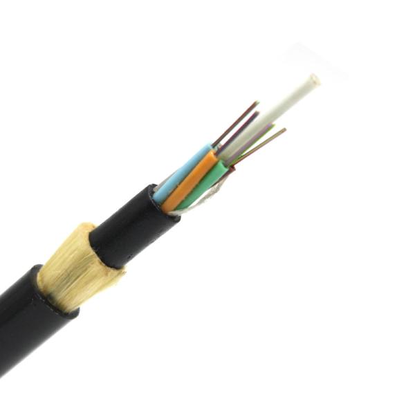 Adss Cable Factory Price Outdoor Optical Fiber Cable Double Jacket 24 Core Fibra
