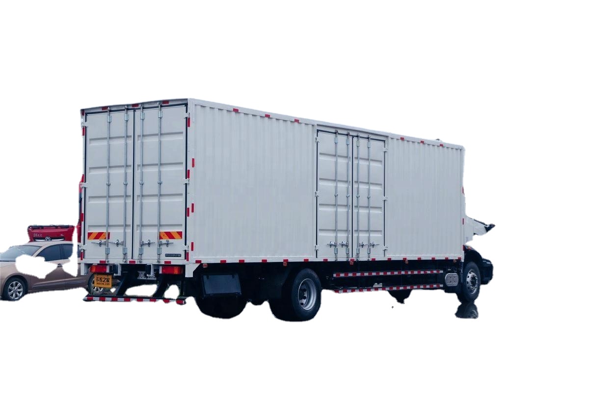 18 Ton Lorry Box Trucks Cargo Truck With 10120kg Payload And Van Cargo Tank Type