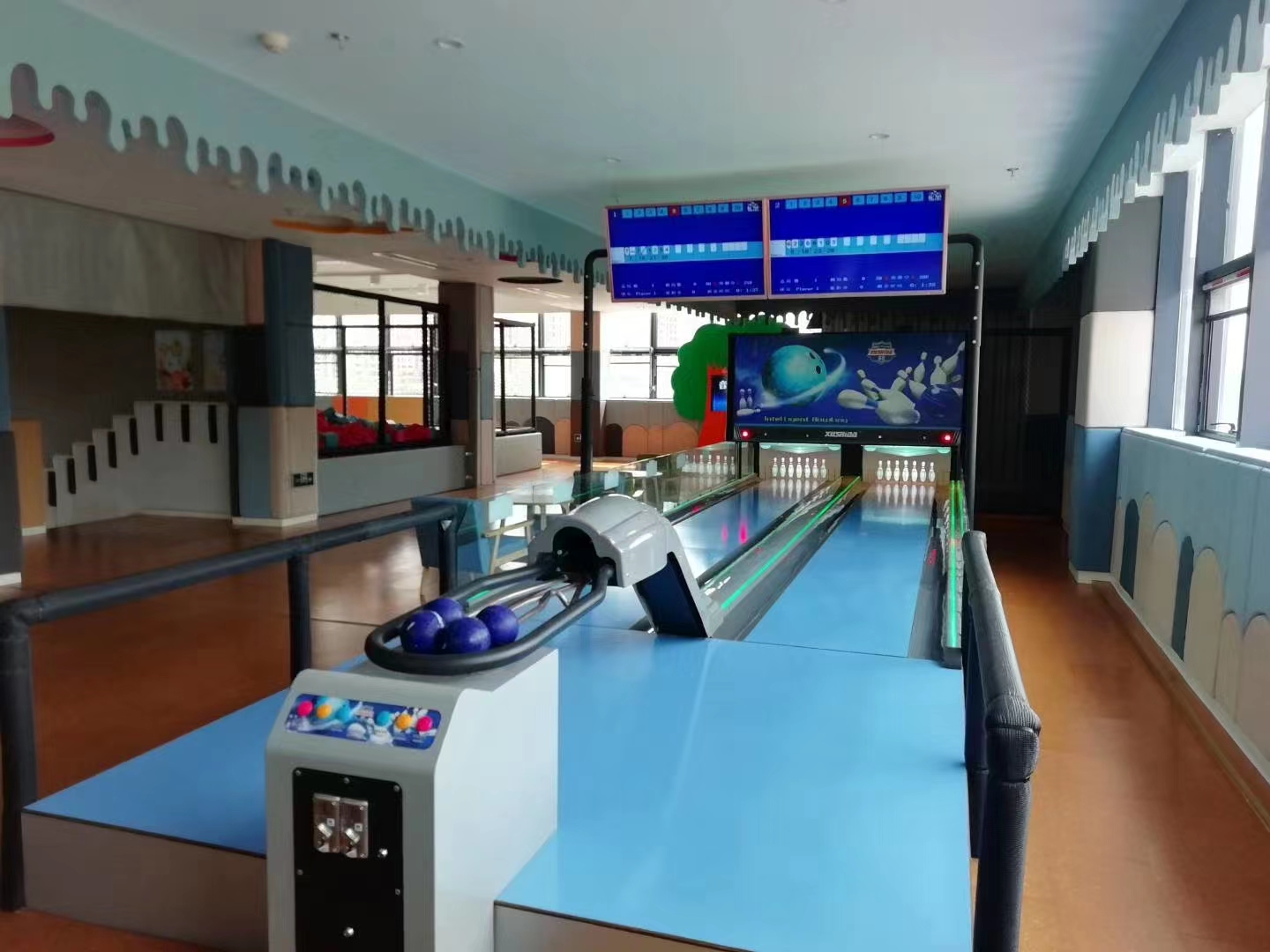 Indoor Fitness Mini Bowling Games for Adults or Kids Manufacture 12m Bowling Fairway